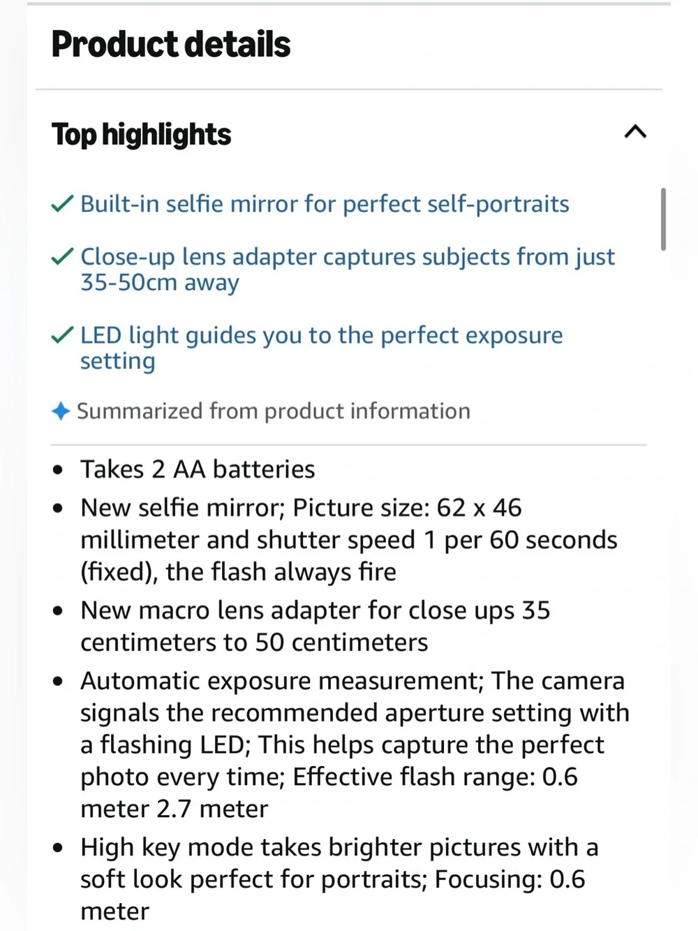 Fujifilm Instax Mini 9 Instant Camera - White - Picture 6 of 12